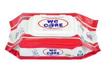 KHĂN GIẤY ƯỚT WECARE 100 TỜ KHÔNG MÙI