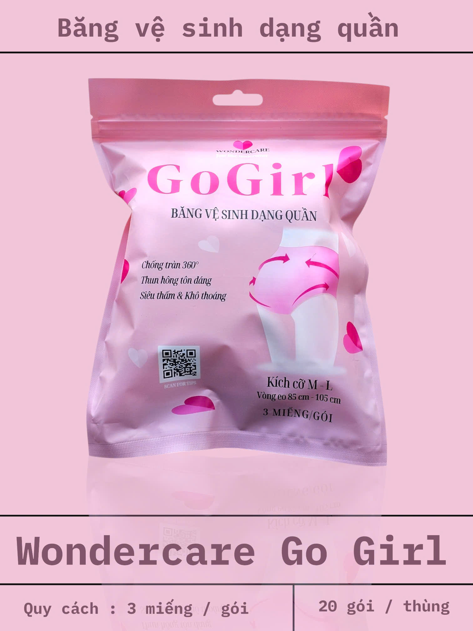 GoGirl – Băng vệ sinh dạng quần